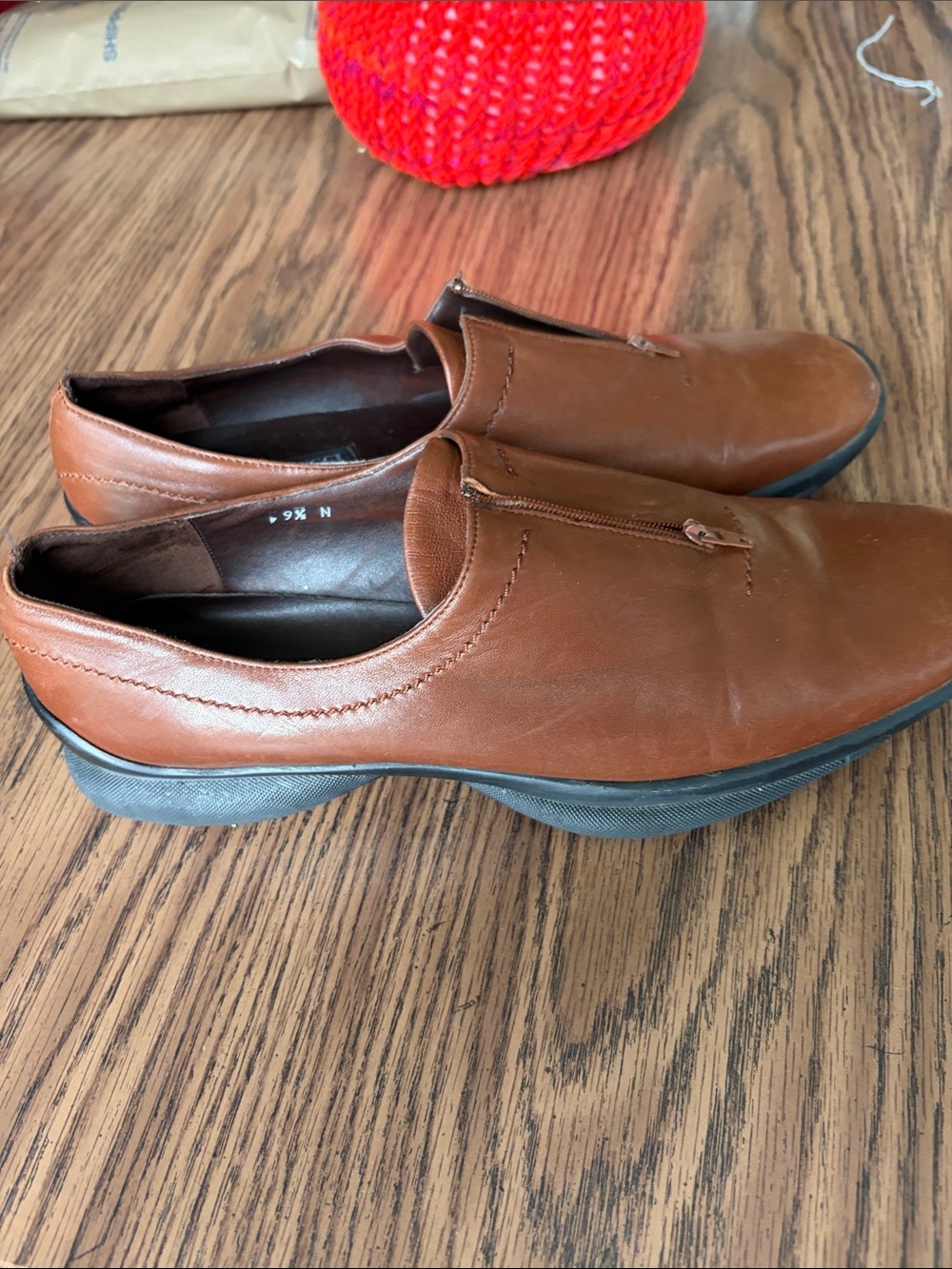 Sesto Meucci Comfort fit brown Loafers, 9.5 N